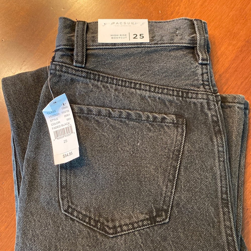 PacSun black jeans high rise boot cut